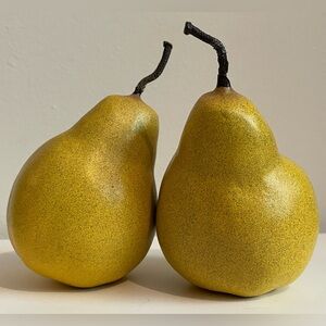 Fake Food Bartlett Yellow Pear - One Piece. Fake Food Artificial Food Faux Food